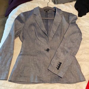 Express Chambray blazer